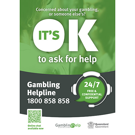 Gambling Helpline poster